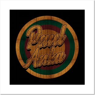 Circle Retro Paul Anka Posters and Art